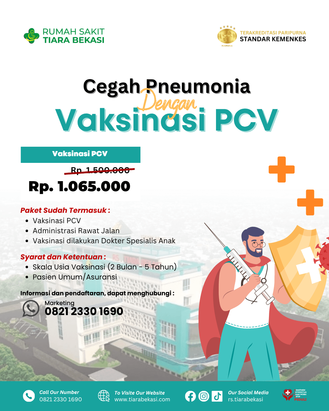 Paket Vaksinasi PCV Balita