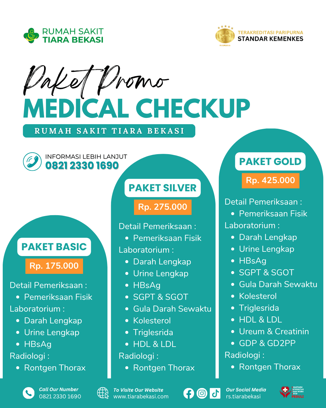Paket Promo MCU Komprehensif