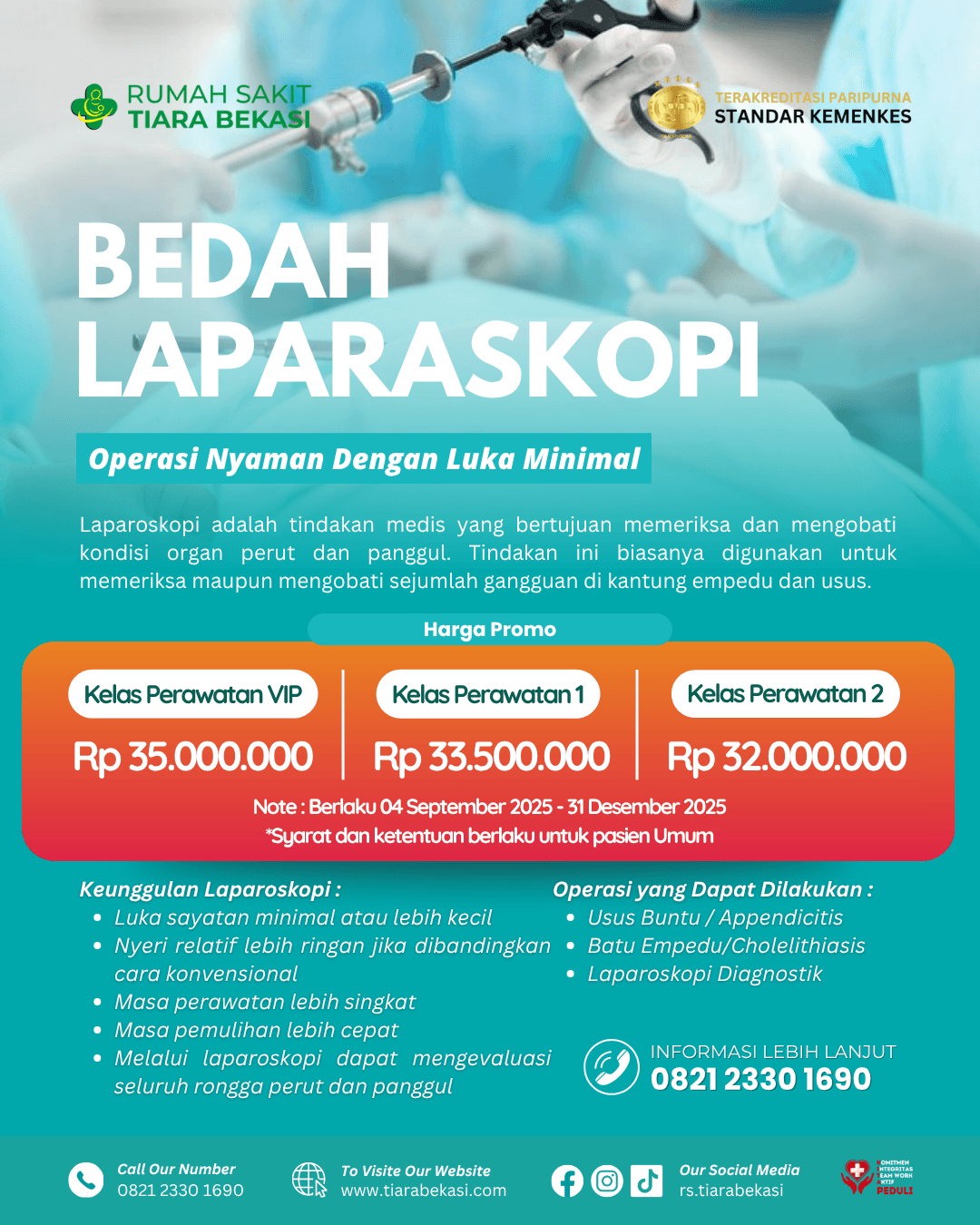 Paket Bedah Laparoskopi